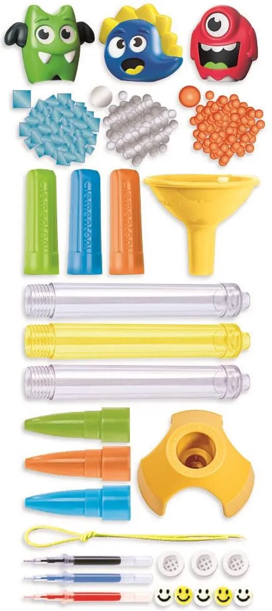 Clementoni iDea Glitterpennen Knutselpakket - 3 Stuks Multicolor - afbeelding 6 van 6