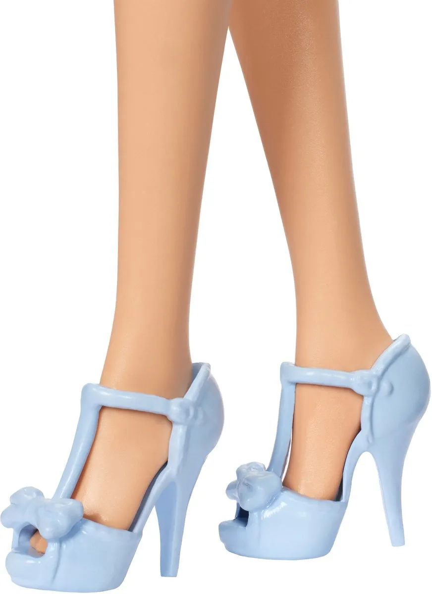 Barbie Pop 2016911 - Modepop - Blond haar, blauw jurkje
