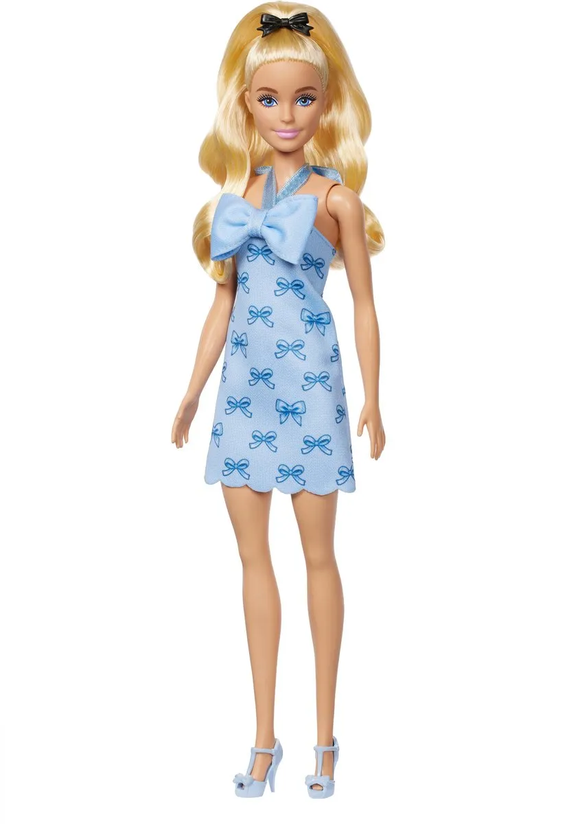 Barbie Pop 2016911 - Modepop - Blond haar, blauw jurkje