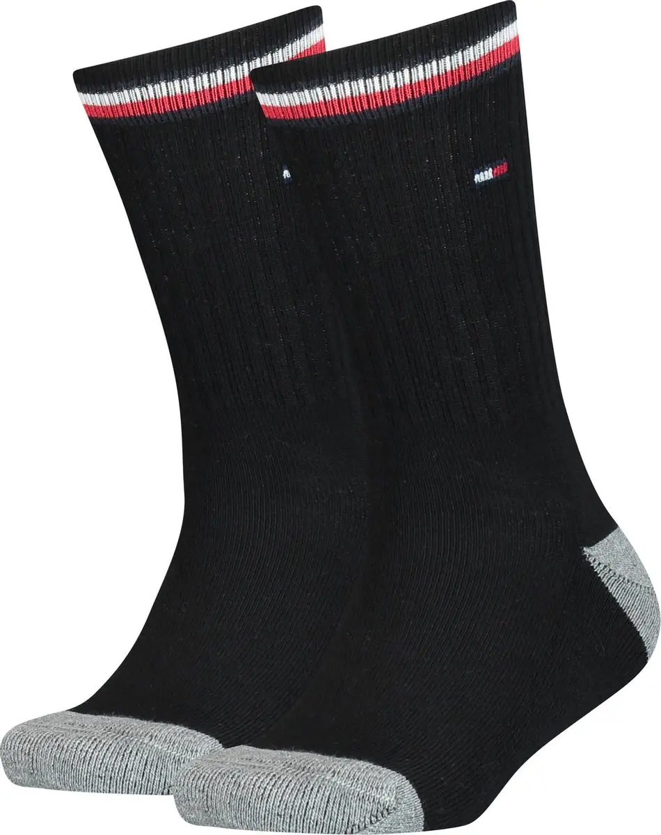 Tommy Hilfiger KIDS ICONIC SPORTS SOCK 2P Kinderen Sokken Maat 35-38