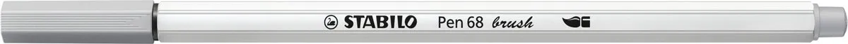 STABILO Pen 68 Brush Premium Viltstift - Turquoise Blauw