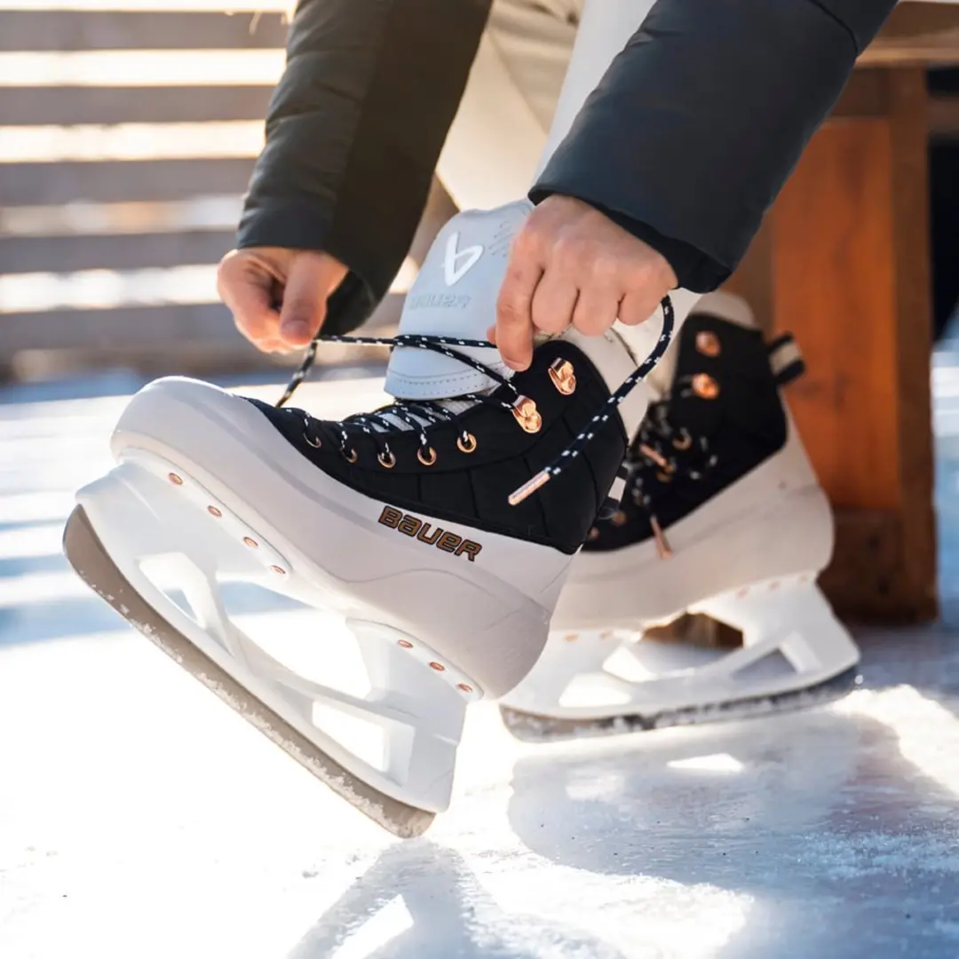 Bauer Radiant Verwarmde Recreatieve IJshockeyschaatsen 40.5 - Wit/Zwart - afbeelding 3 van 6