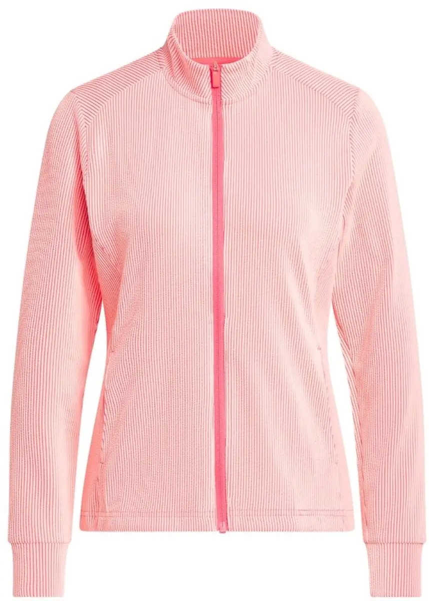 Adidas Dames W Textured Golfvest Pur Tur