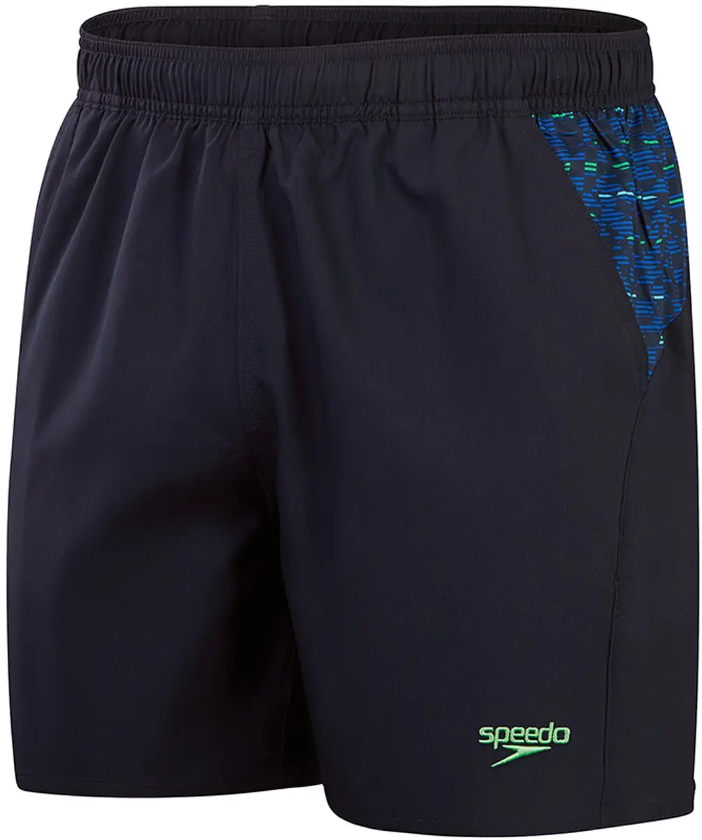 Speedo heren zwemshort sport panel 16'' blauw II