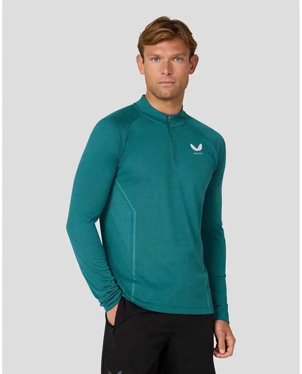 Castore Apex Engineered Knit T-shirt - Dark Green S - afbeelding 3 van 4