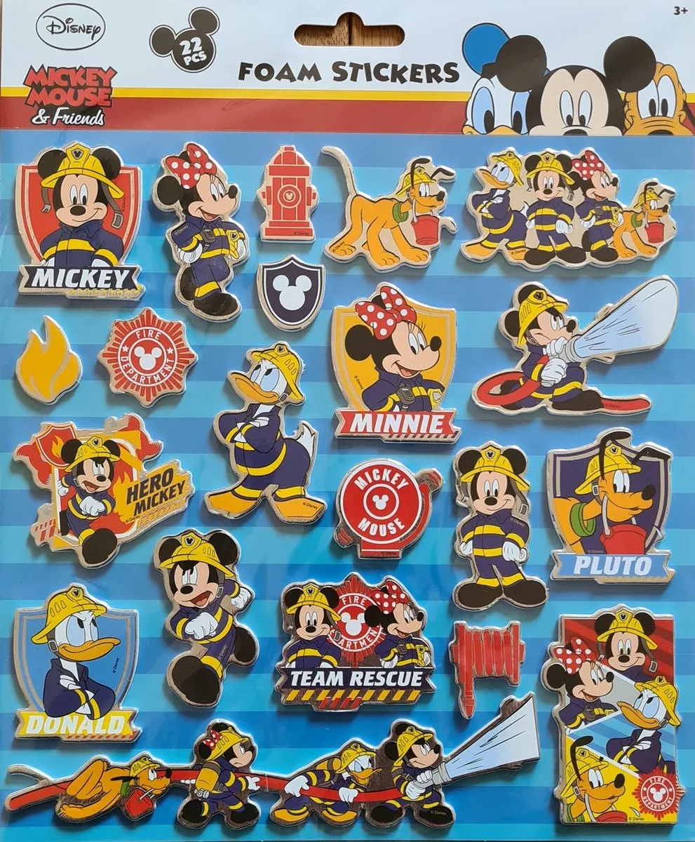 Disney Mickey Mouse Stickers - 22 Stuks Multicolor