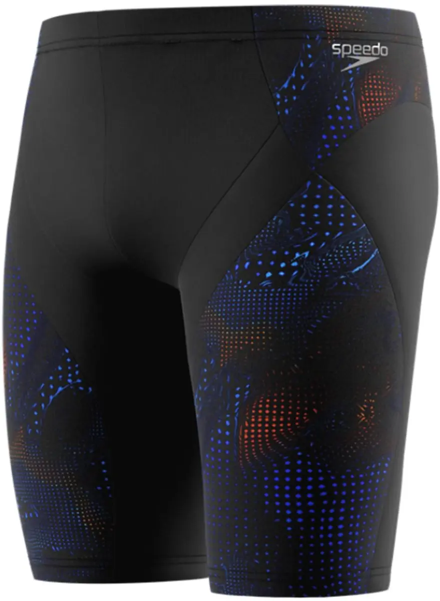 Speedo heren endurance max compression jammer blauw & zwart