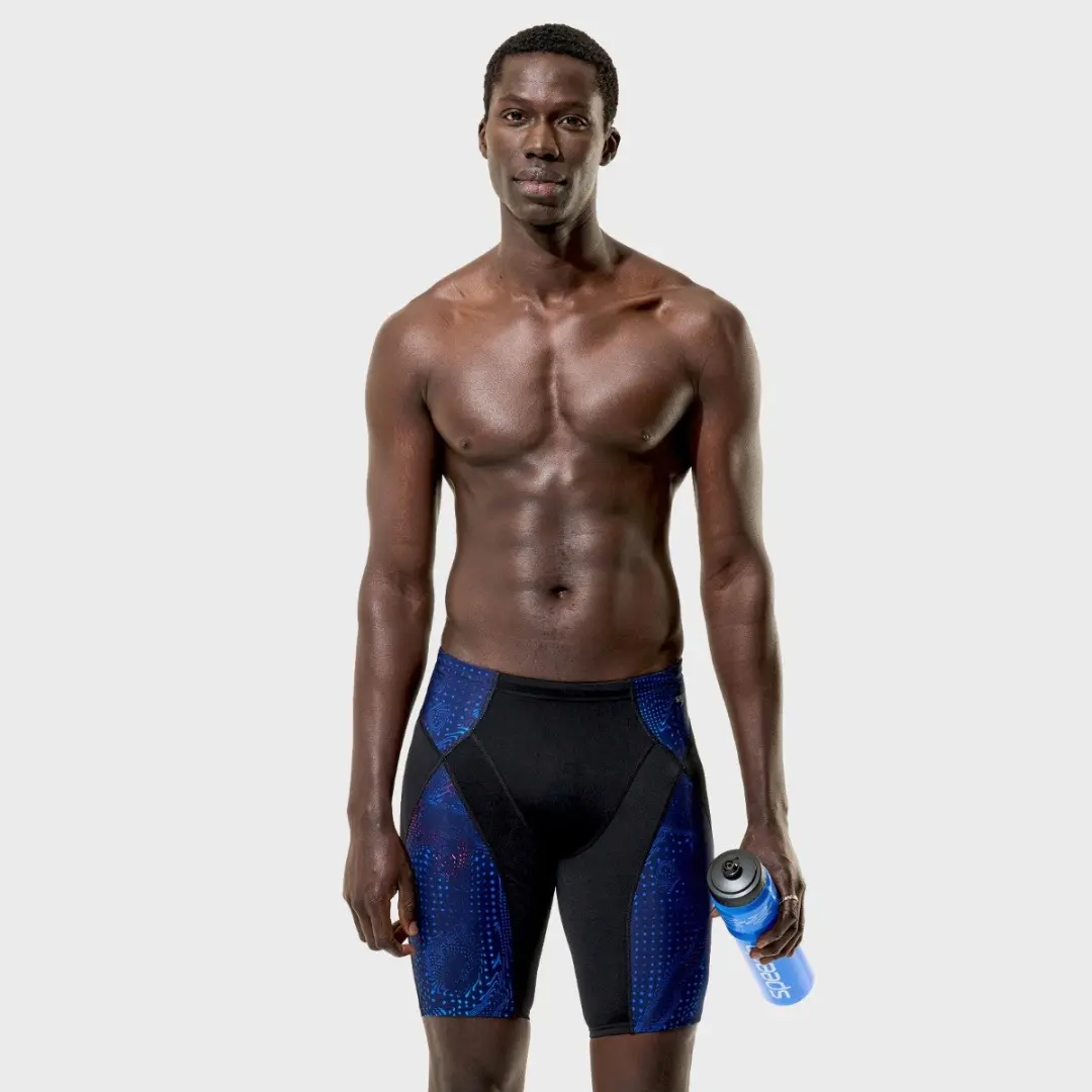 Speedo Endurance Max Compression Jammer - Blauw/Zwart - afbeelding 2 van 6