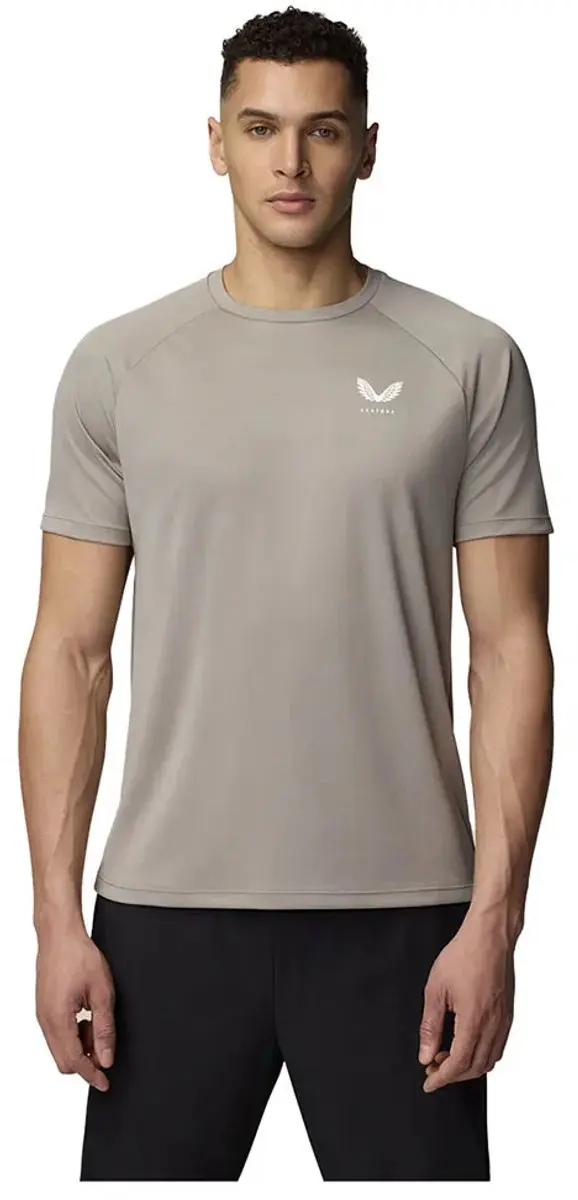 Castore Cmc30783 T-shirt Met Korte Mouwen Beige M Man