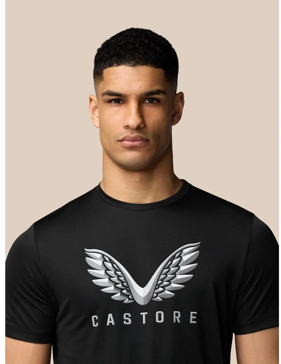 Castore Graphic Training T-shirt XL - Zwart - afbeelding 5 van 6