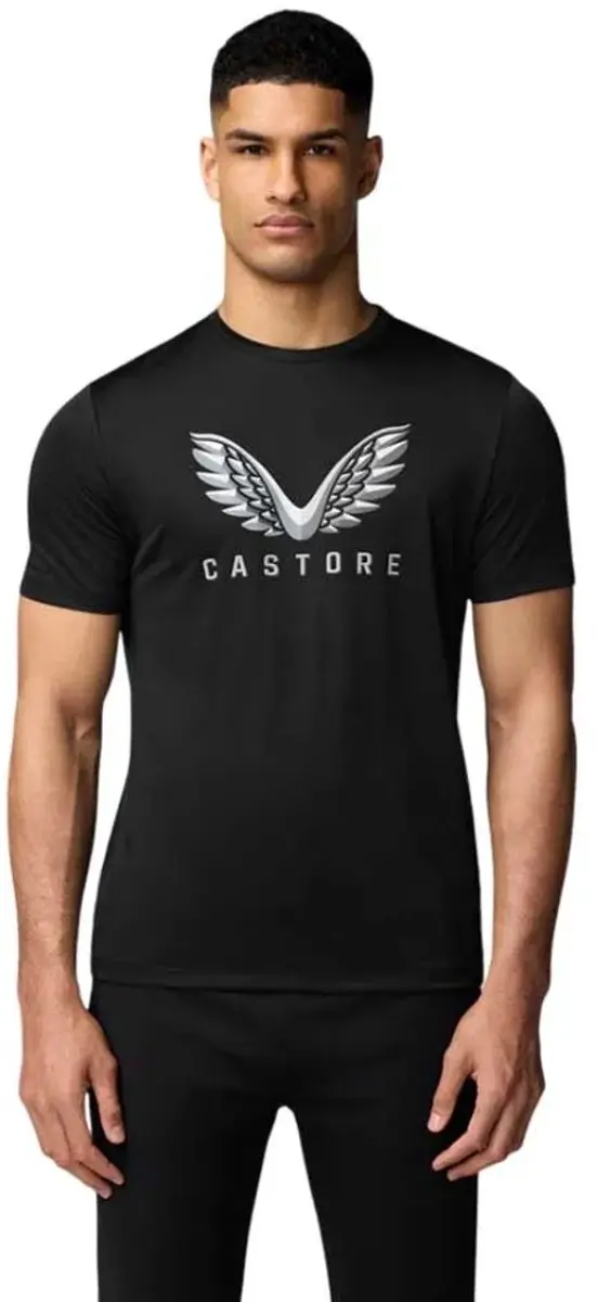 Castore Graphic Training T-shirt XL - Zwart - afbeelding 3 van 6