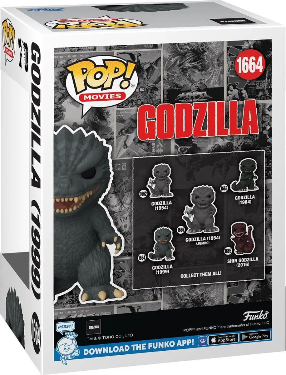 Funko Pop! Movies Godzilla 1999 #1664 - 80879 - Multicolor