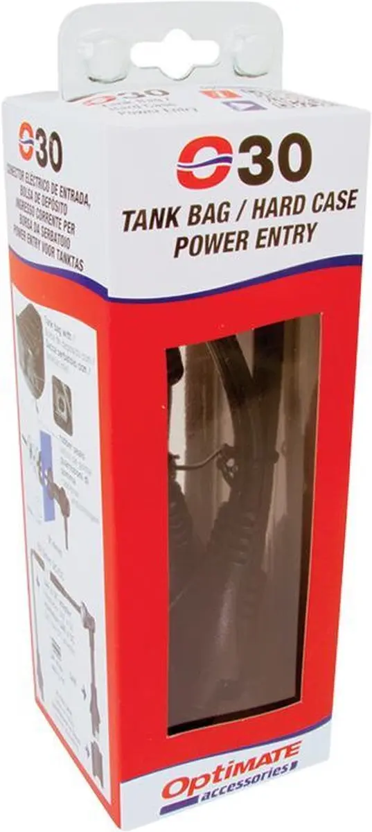 TecMate OptiMate O-30 SAE Kabel Doorvoer Tanktas - 30cm - afbeelding 3 van 6
