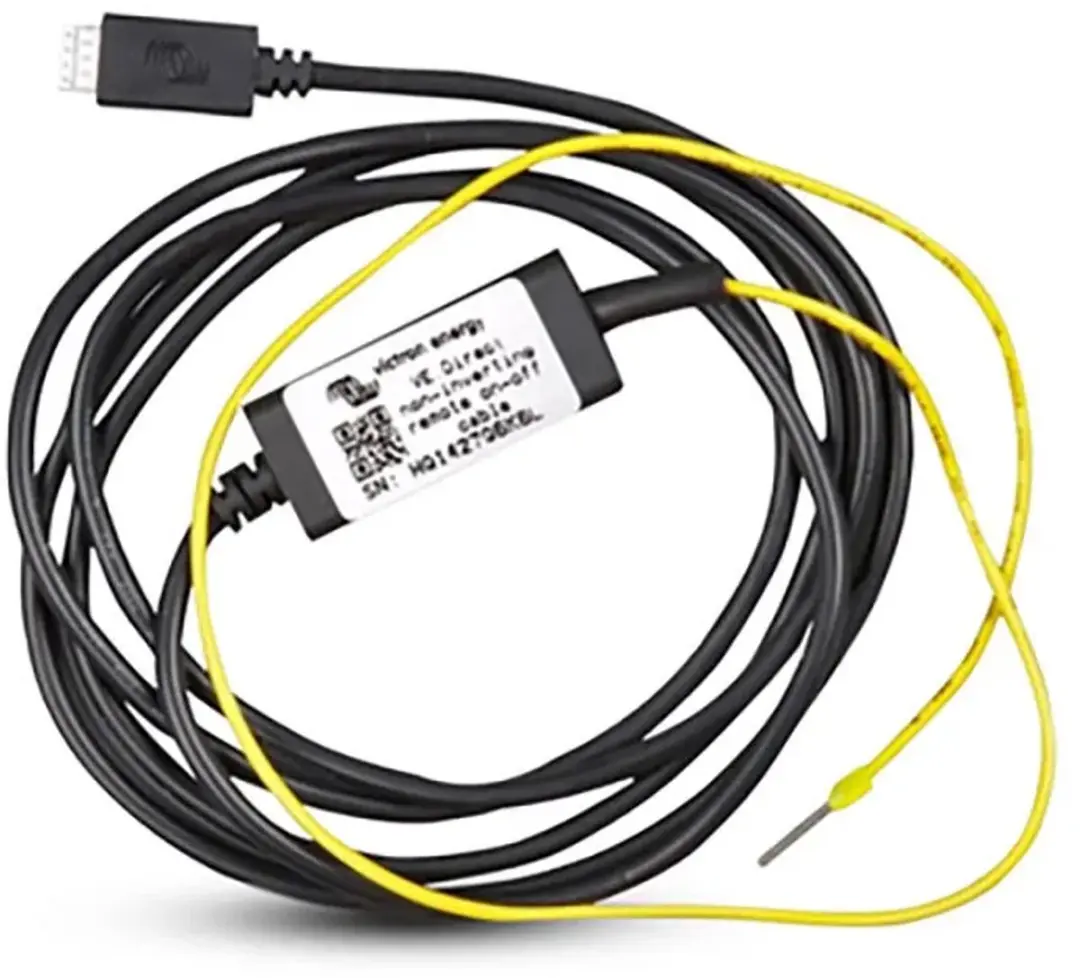 Victron VE.Direct Non-Inverting Remote On-Off Kabel - Zwart