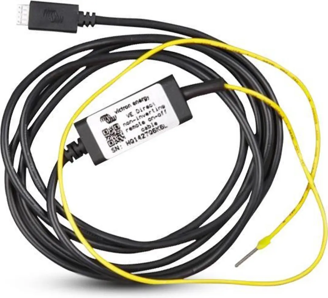 Victron VE.Direct Non-Inverting Remote On-Off Kabel - Zwart