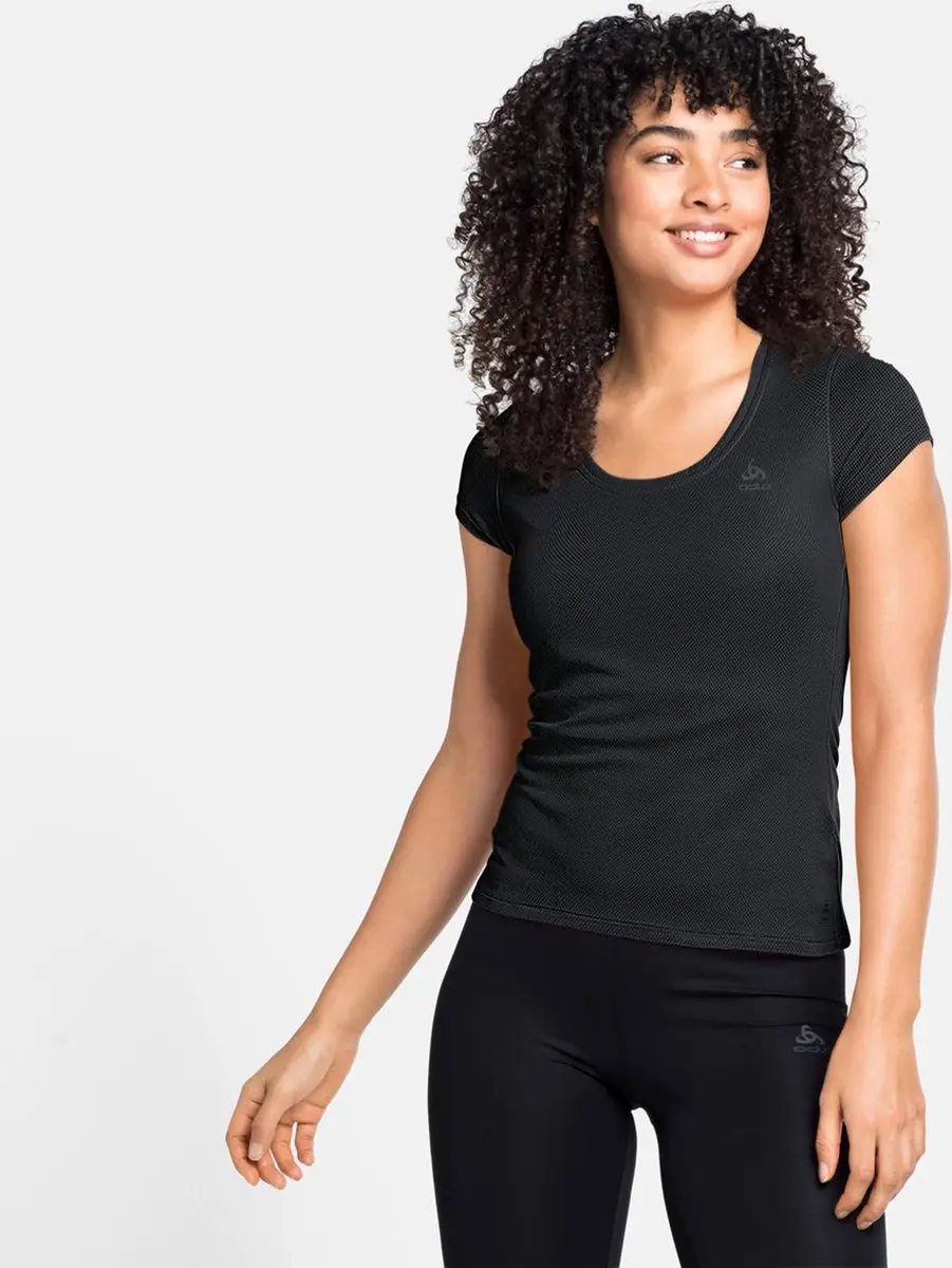 ODLO BL TOP Crewneck ACTIVE F-DRY LIGHT - Zwart