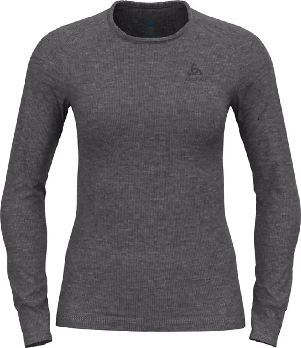 ODLO Active Warm Thermoshirt Dames - XS - Donkergrijs