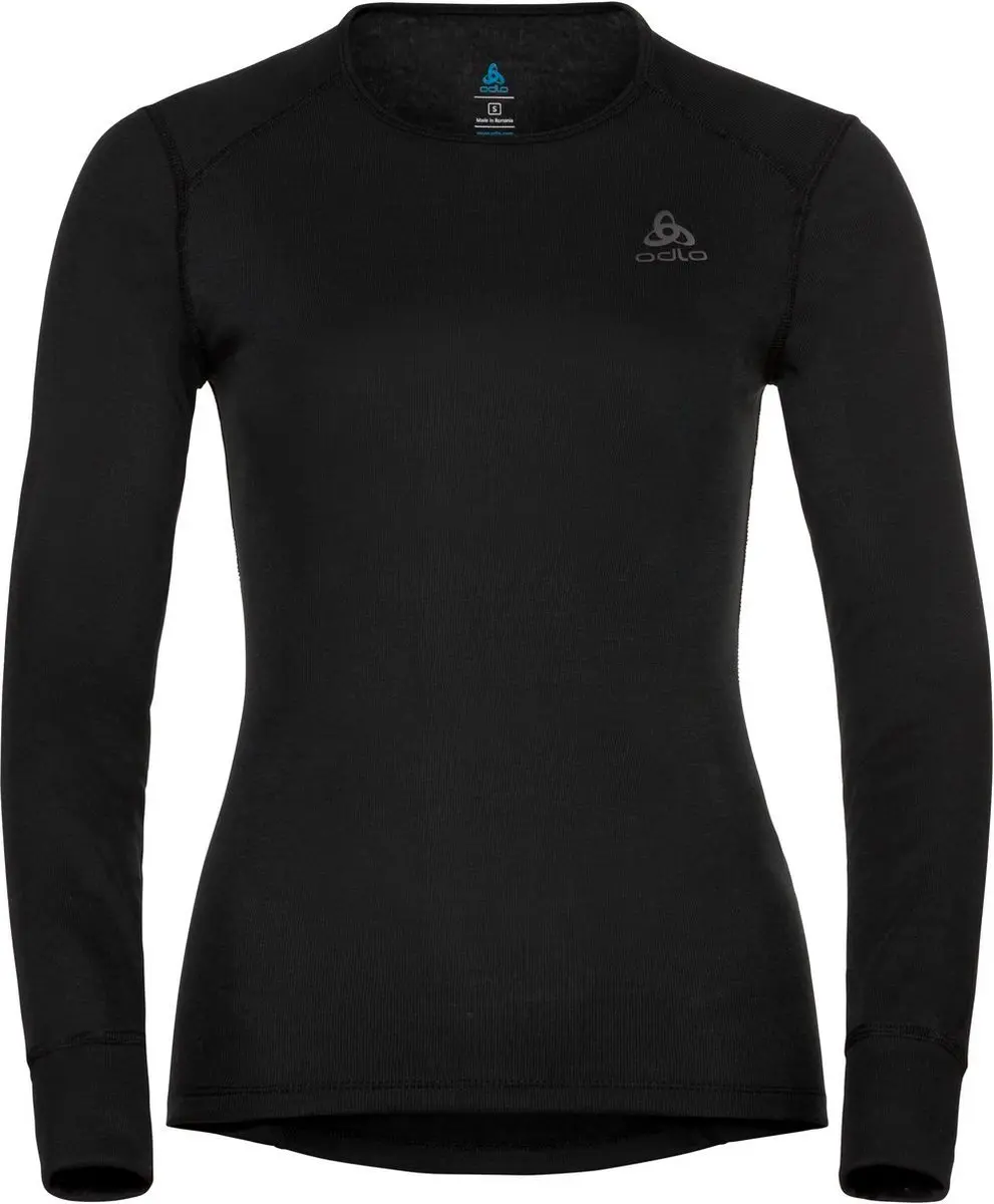 ODLO Active Warm Thermoshirt Dames - XS - Donkergrijs