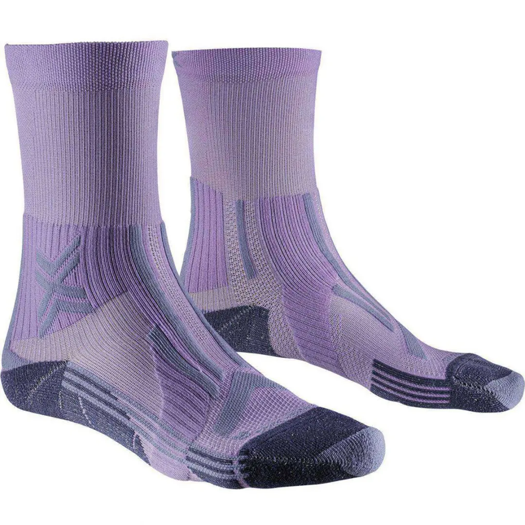 X-socks Trail Run Perform Crew Sokken Paars EU 39-40 Vrouw