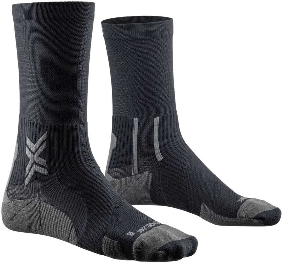 X-Bionic X-Socks Run Perform Crew Sokken Senior 35-38 - Wit/Grijs - afbeelding 3 van 5