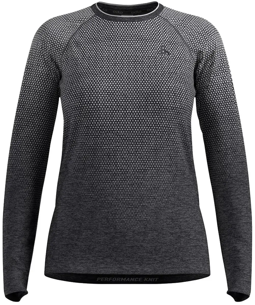 ODLO Women Essential Seamless Longsleeve - XS - Stone Grey Melange - afbeelding 3 van 4