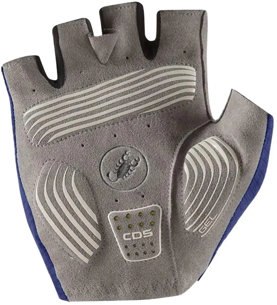 Castelli Espresso Korte Handschoenen - Blauw - L