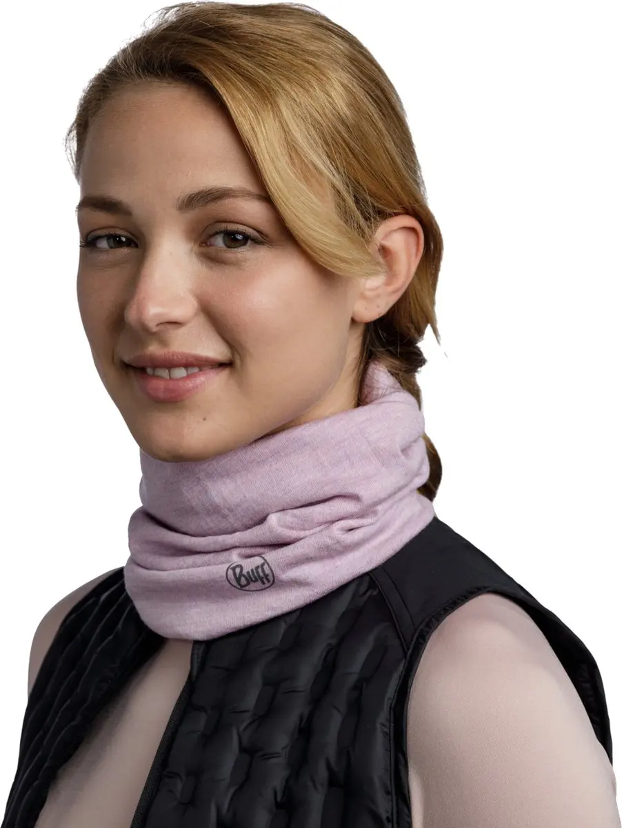 Buff Merino Nekwarmer - Paars - One Size