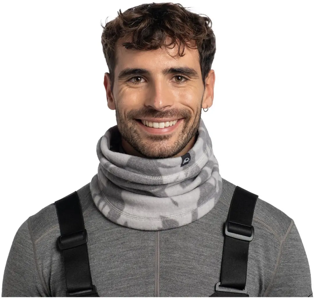 Buff Polar Prints Nekwarmer Bondu Grey - One Size