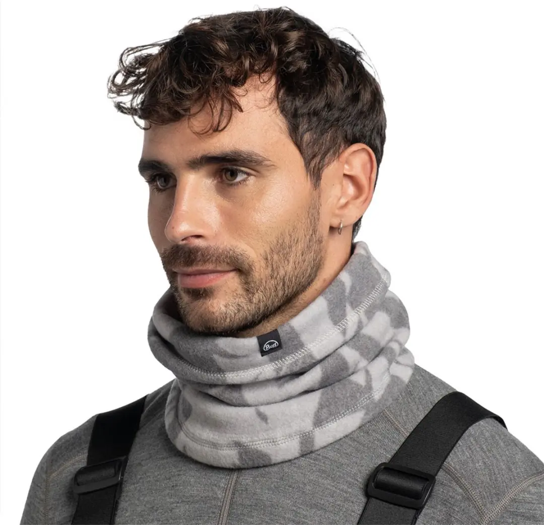 Buff Polar Prints Nekwarmer Bondu Grey - One Size