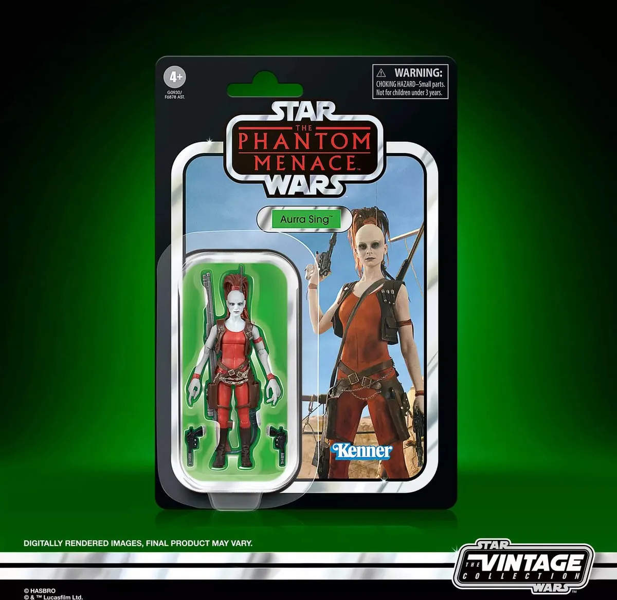 Star Wars Episode I Vintage Aurra Sing Action Figuur 10cm - HASG0930 - Multicolor