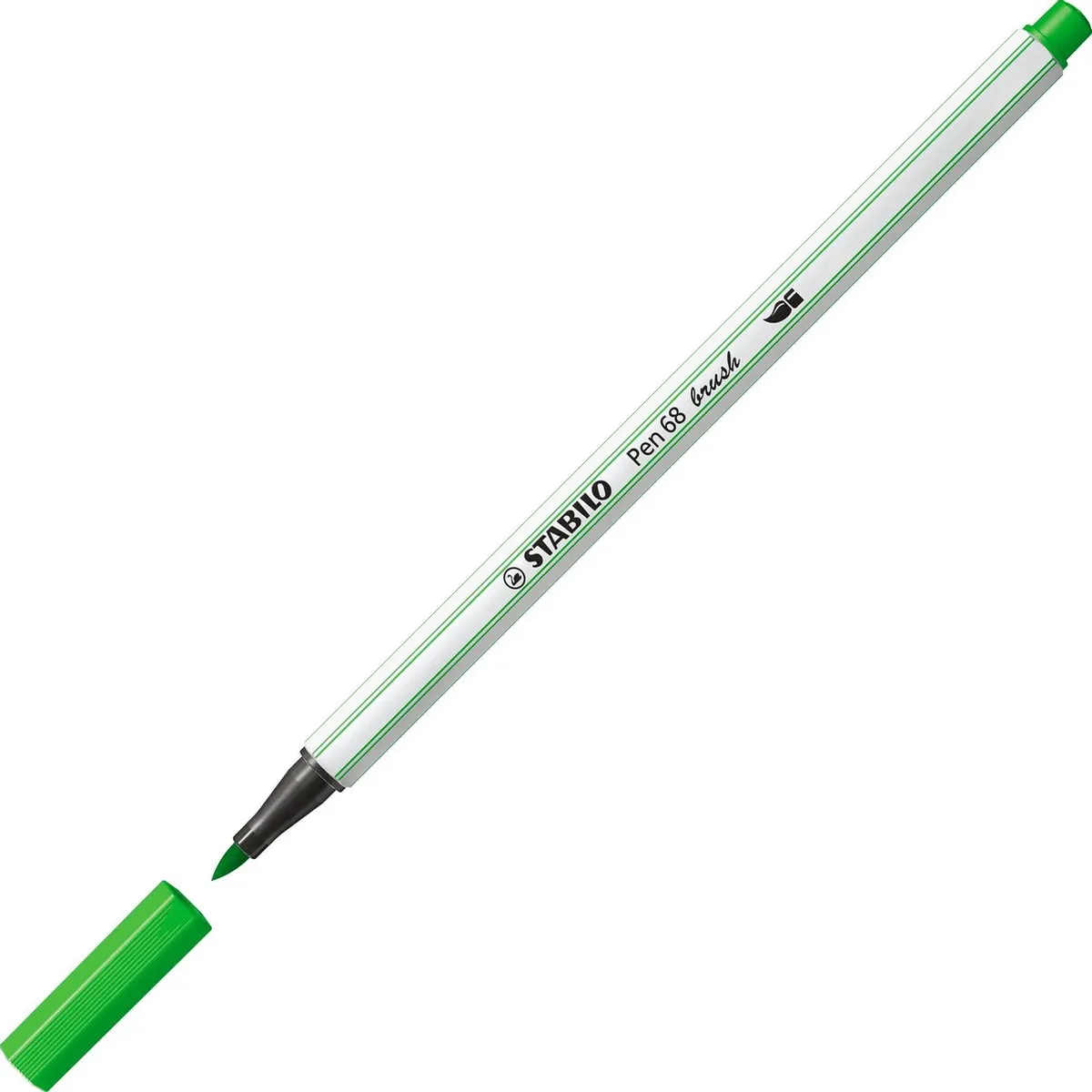 STABILO Pen 68 Brush Loof Groen