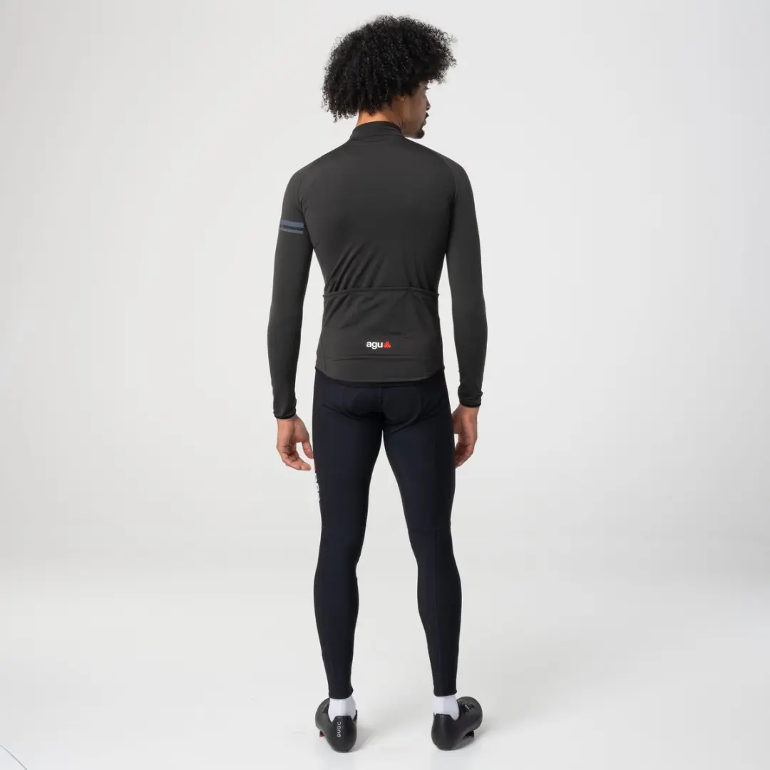 AGU Essential Thermo Jersey Heren - Zwart L - 3 Zakken - afbeelding 4 van 6