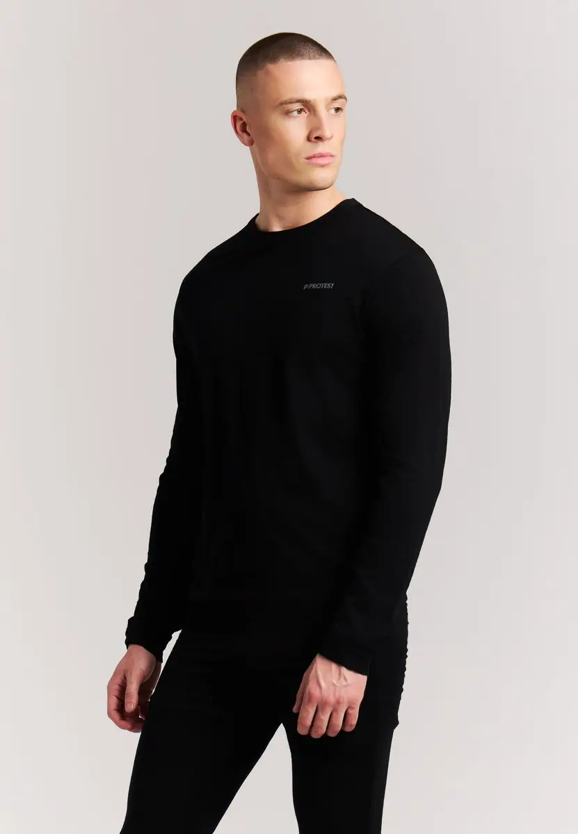 Protest PRTClaxton Thermoshirt Heren Lange Mouw - S - True Black - afbeelding 6 van 6