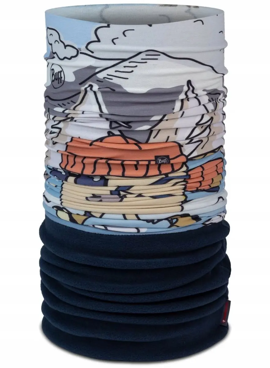 Buff Polar Neckwear Sjaal - Teyt Blauw - afbeelding 3 van 6