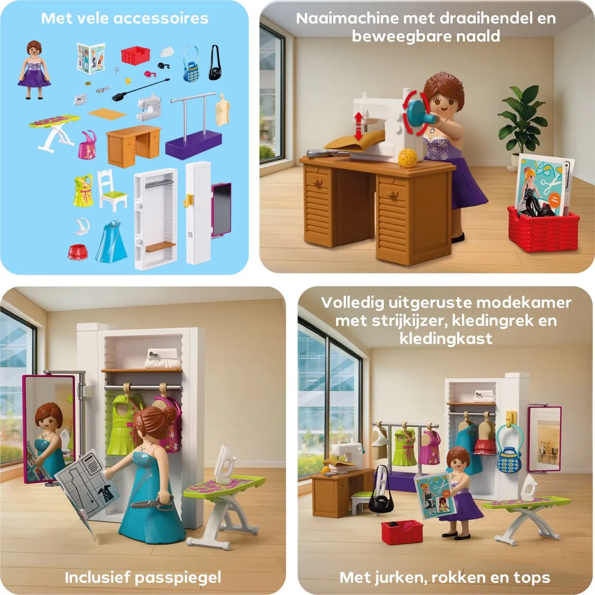 Playmobil MyLife Modeontwerper Naaistudio 72082 - Meerkleurig