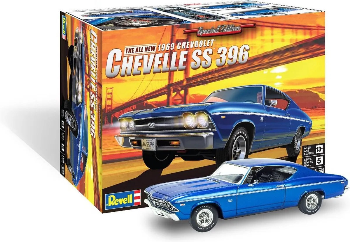 Revell 14492 1969 Chevelle SS Modelbouwpakket