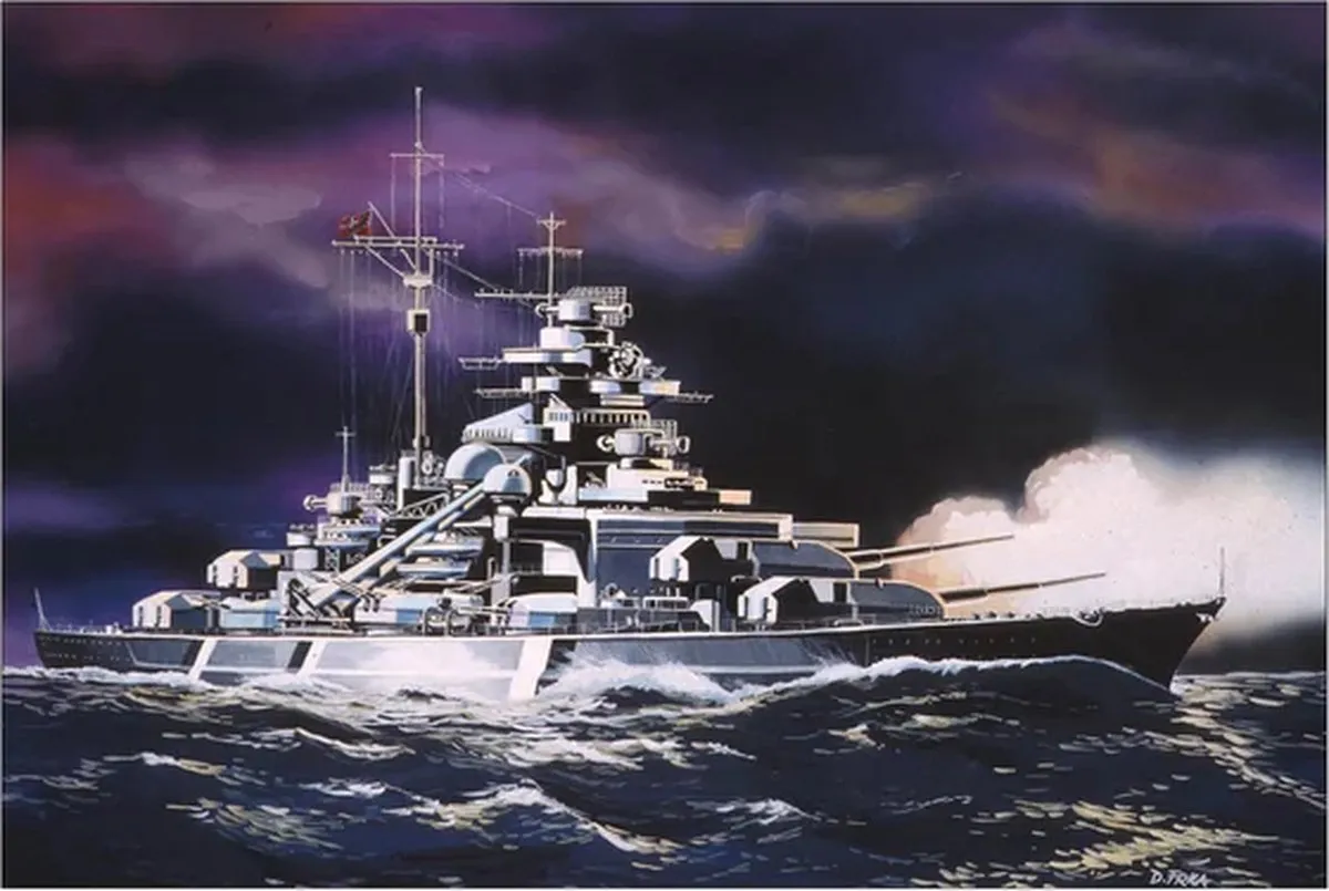 Revell 05802 Bismarck Modelbouwpakket Schip - 1:1200 - Multi