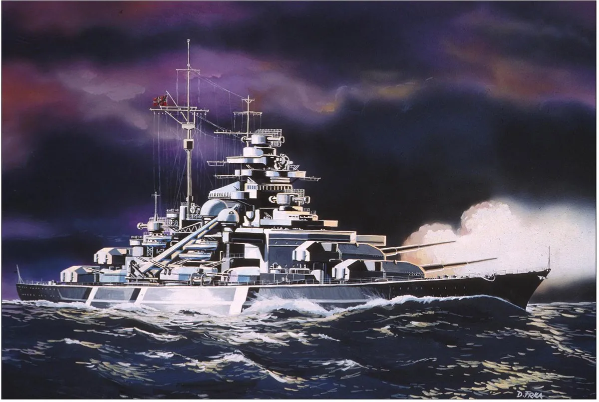 Revell 05802 Bismarck Modelbouwpakket Schip - 1:1200 - Multi