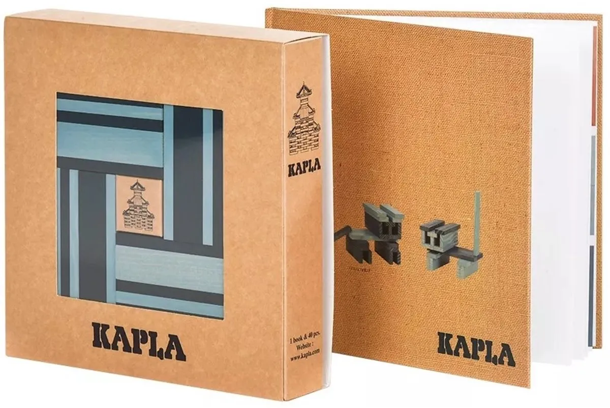 KAPLA Constructiespeelgoed 40 Plankjes - Blauw