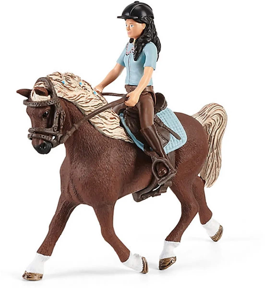 Schleich Horse Club Wasplaats Emily & Luna Speelfigurenset 14-delig