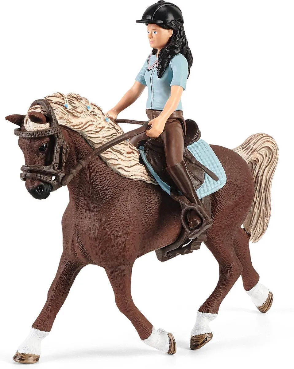 Schleich Horse Club Wasplaats Emily & Luna Speelfigurenset 14-delig