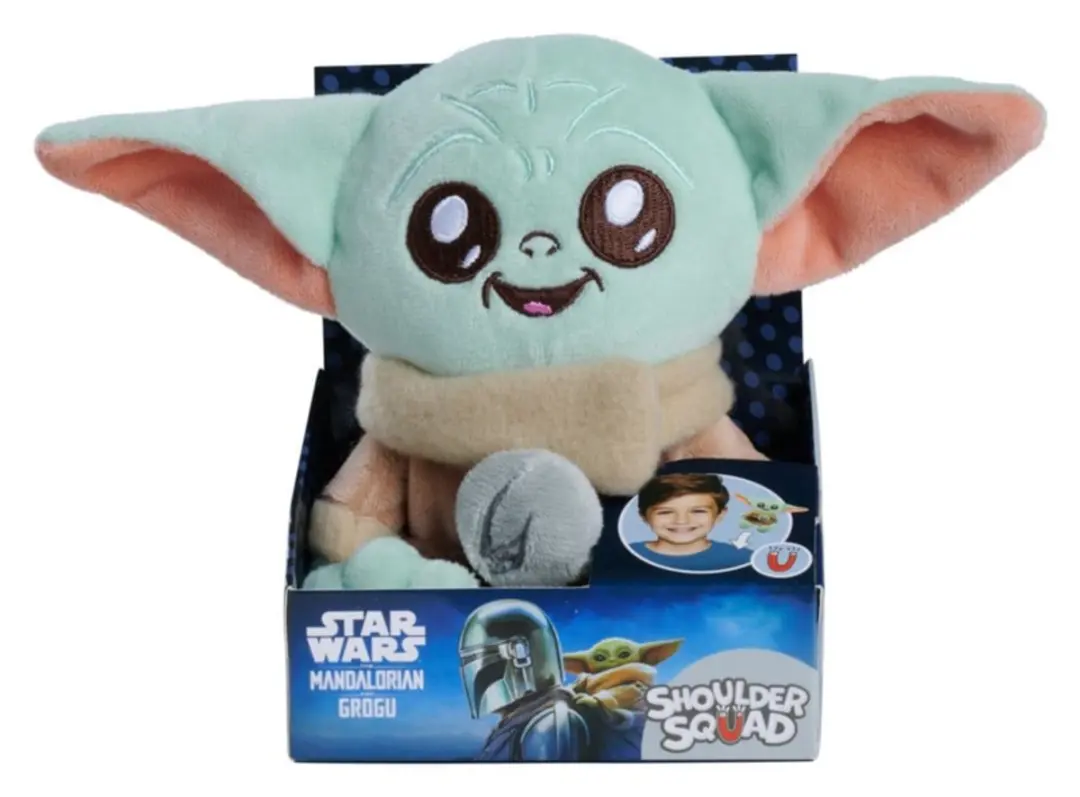 Simba Star Wars Mandalorian Grogu Shoulder Knuffel Figure 13 cm Knuffeles