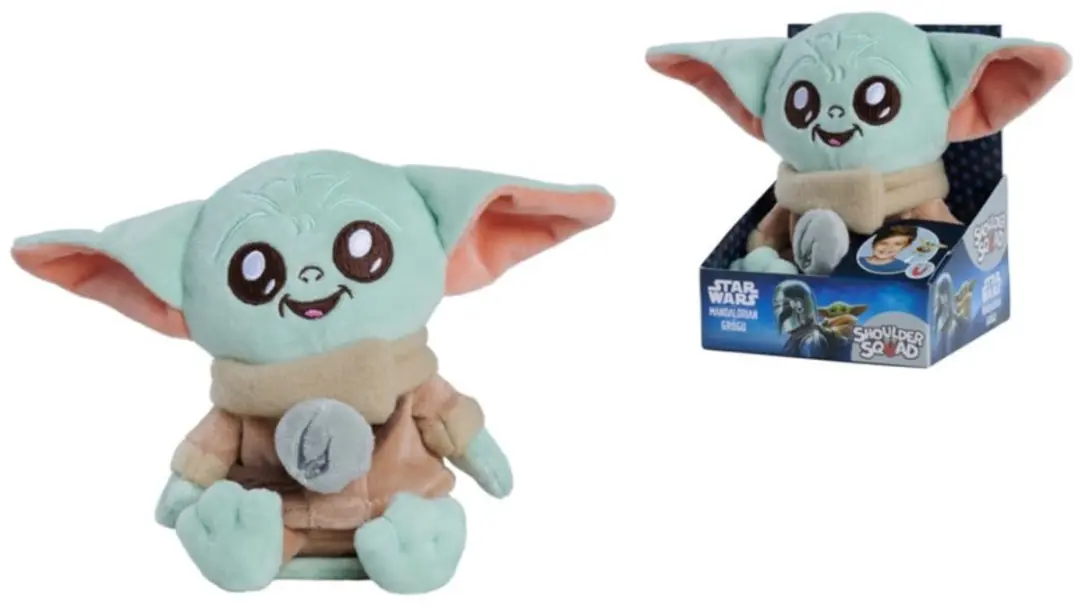Simba Star Wars Mandalorian Grogu Knuffel 13cm - Multi - afbeelding 5 van 6