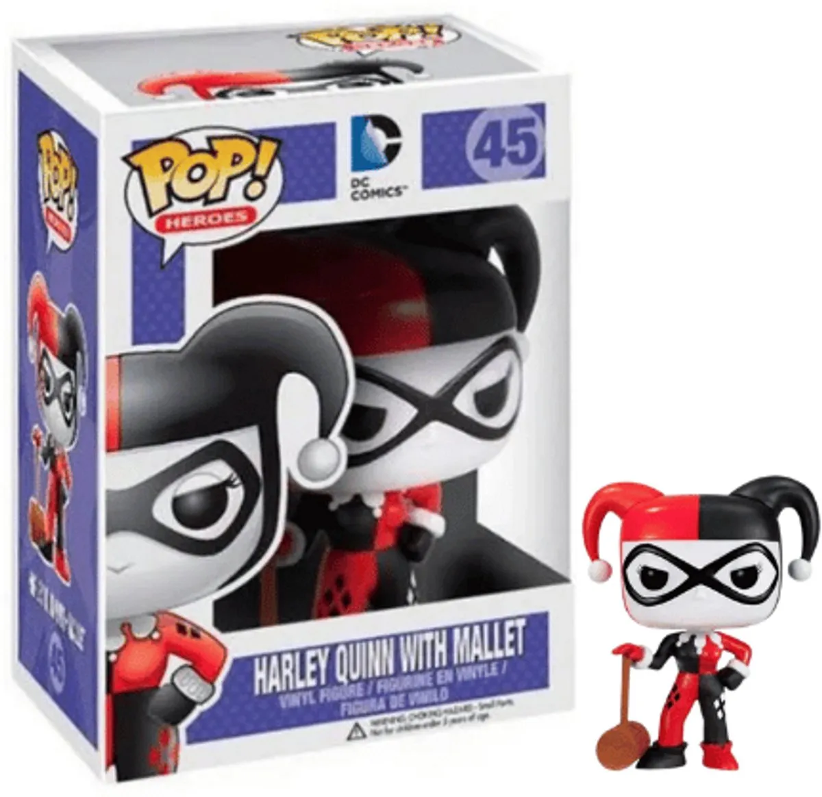 Funko Pop Heroes DC Harley Quinn met Knuppel #45 - Multi