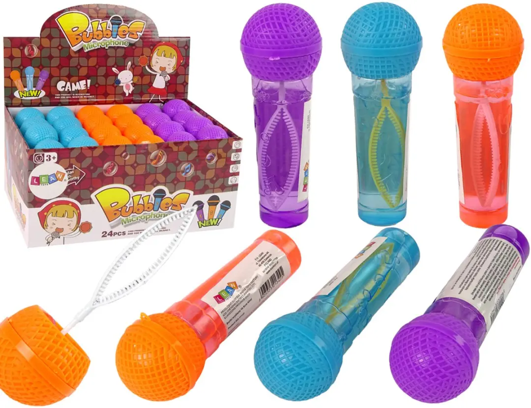 LEAN TOYS Zeepbellen Microfoon 40ml