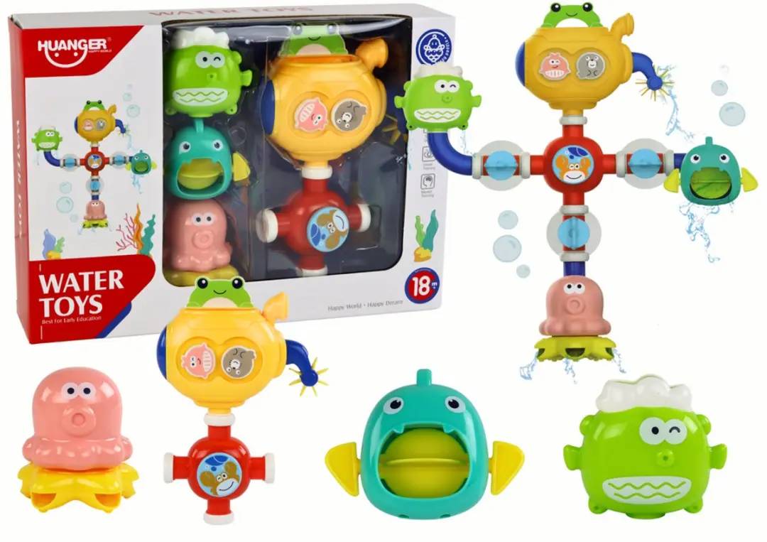 Overloopbadwaterspeelgoedrobotzuignappen