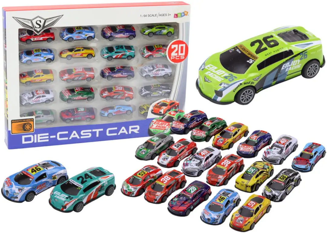 Lean Toys Set Speelgoedauto's 1:64