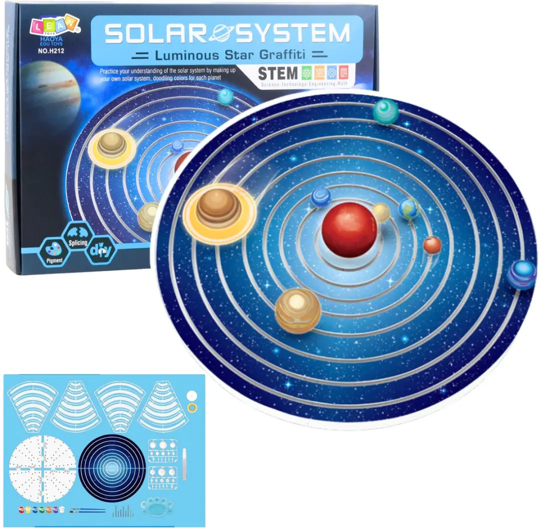 Lean Toys DIY Zonnestelselkit