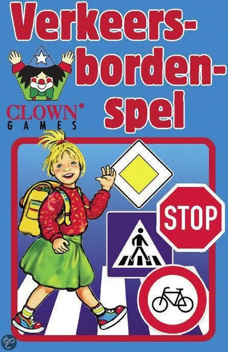 Clown Verkeersbordenspel