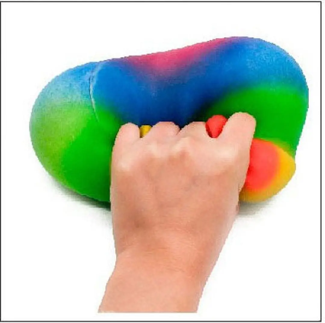 Anti Stress Bal Regenboog, 15cm